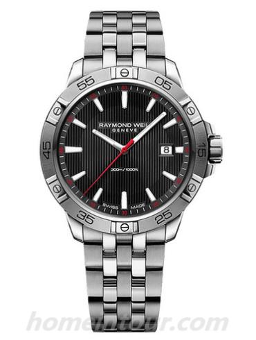 蕾蒙威8160-ST2-20001男表Tango系列-银色表带/表径41mm