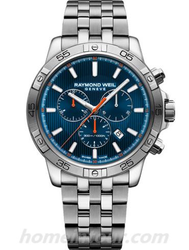 蕾蒙威8560-ST2-50001男表Tango系列-银色表带/表径43mm