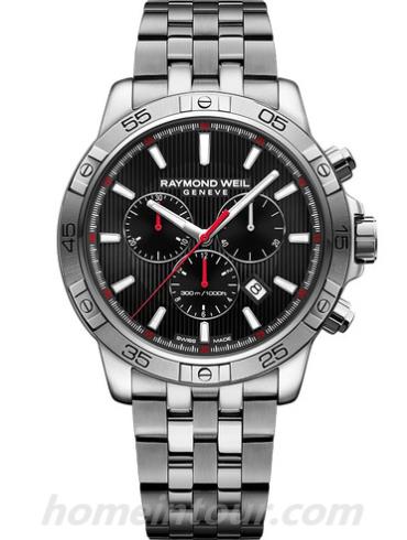 蕾蒙威8560-ST2-20001男表Tango系列-银色表带/表径43mm