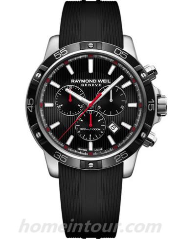 蕾蒙威8560-SR1-20001男表Tango系列-黑色表带/表径43mm