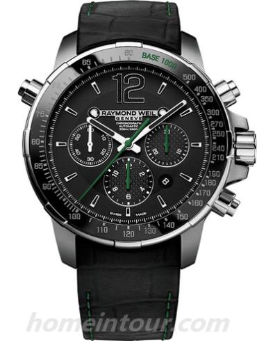 蕾蒙威7850-TIR-05217男表Nabucco系列-黑色表带/表径46mm