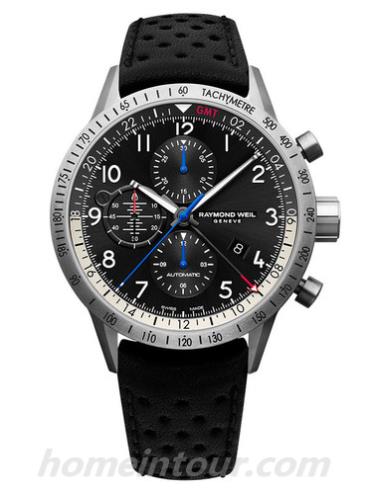 蕾蒙威7754-TIC-05209男表Freelancer系列-黑色表带/表径45mm