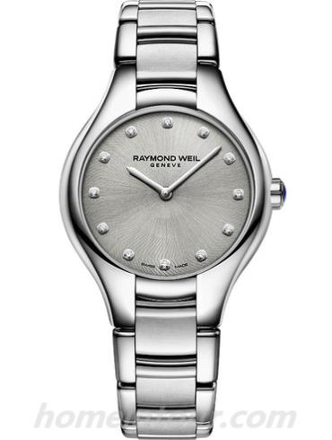 蕾蒙威5132-ST-65081女表Noemia系列-银色表带/表径32mm