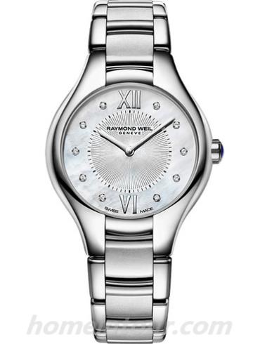 蕾蒙威5127-ST-00985女表Noemia系列-银色表带/表径27mm