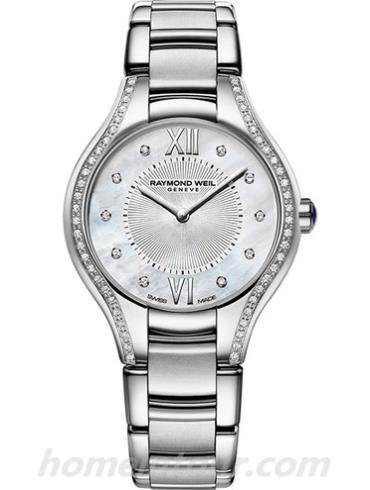 蕾蒙威5127-STS-00985女表Noemia系列-银色表带/表径27mm