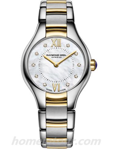 蕾蒙威5124-STP-00985女表Noemia系列-间金色表带/表径24mm