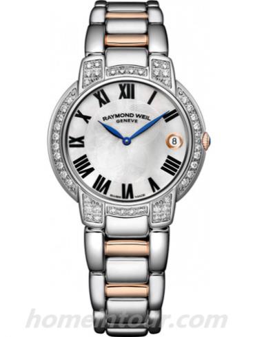 蕾蒙威5235-S52-01970女表Jasmine系列-间金色表带/表径35mm