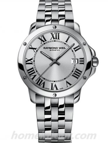 蕾蒙威5591-ST-00659男表Tango系列-银色表带/表径39mm