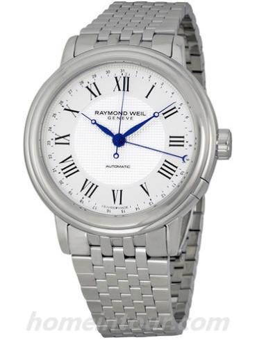 蕾蒙威2851-ST-00659男表Maestro系列-银色表带/表径44mm
