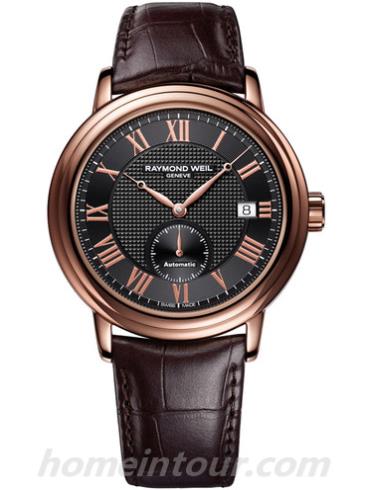 蕾蒙威2838-PC5-00209男表Maestro系列-棕色表带/表径39.5mm