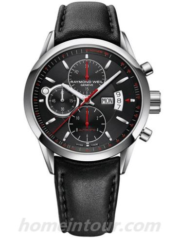 蕾蒙威7730-STC-20041男表Freelancer系列-黑色表带/表径42mm