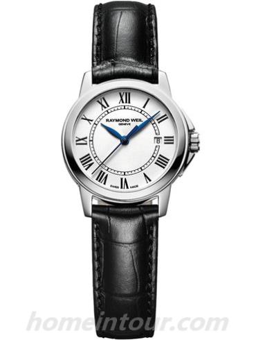 蕾蒙威5376-STC-00300女表Tradition系列-黑色表带/表径27mm