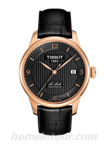 天梭T0064083605700男表T-Classic系列-黑色表带/表径39.3mm