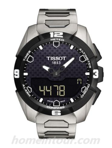 天梭T0914204405100男表Touch Collection系列-灰色表带/表径45mm