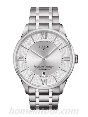 天梭T0994081103800男表T-Classic系列-灰色表带/表径42mm