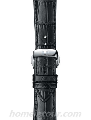 天梭T0994271605800男表T-Classic系列-黑色表带/表径44mm