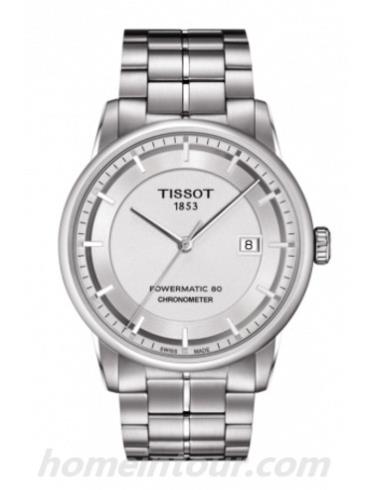 天梭T0864081103100男表T-Classic系列-灰色表带/表径41mm