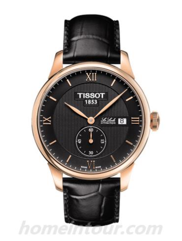 天梭T0064283605801男表T-Classic系列-黑色表带/表径39.3mm