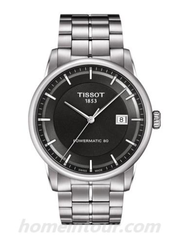 天梭T0864071106100男表T-Classic系列-灰色表带/表径41mm