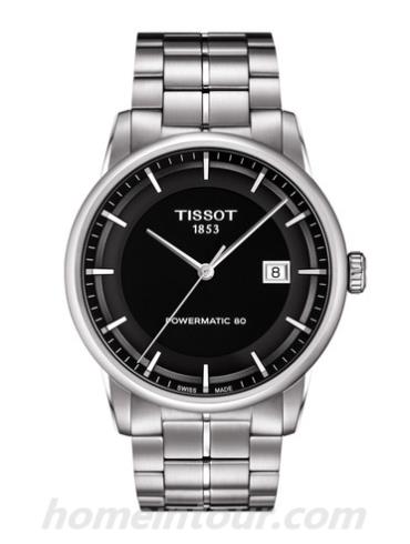 天梭T0864071105100男表T-Classic系列-灰色表带/表径41mm