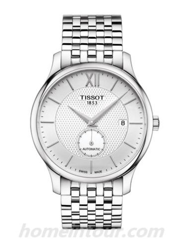 天梭T0634281103800男表T-Classic系列-灰色表带/表径40mm