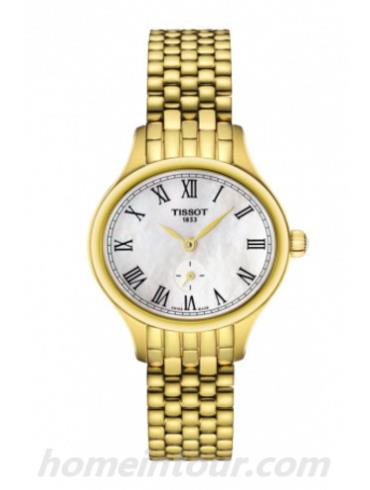 天梭T1031103311300女表T-Trend系列-1.14微米黄金镀层表带/表径24.4mm