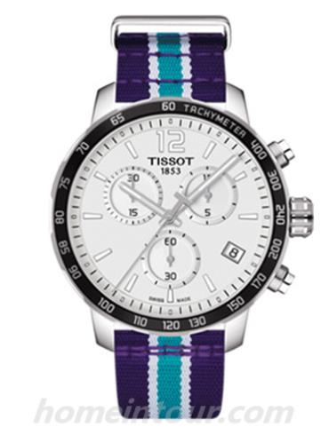 天梭T0954171703730男表Special Collections系列-白色; 紫色表带/表径42mm