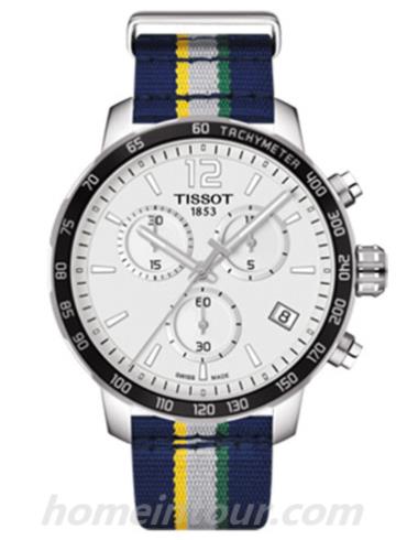 天梭T0954171703728男表Special Collections系列-灰色; 绿色; 黄色表带/表径42mm