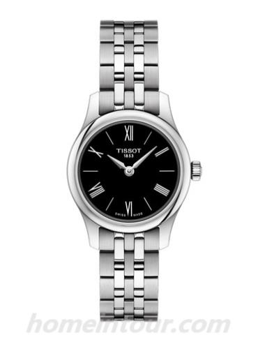 天梭T0630091105800女表T-Classic系列-灰色表带/表径25mm