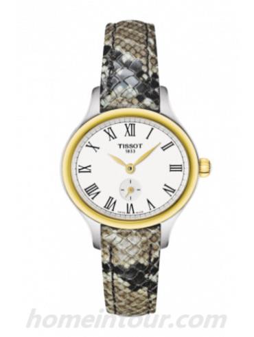 天梭T1031102603300女表T-Trend系列-米色; 黑色表带/表径24.4mm