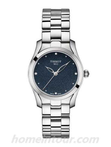 天梭T1122101104600女表T-Trend系列-灰色表带/表径30mm