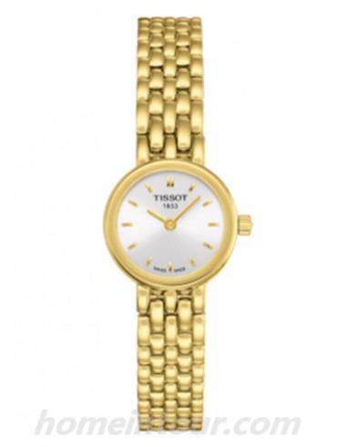 天梭T0580093303100女表T-Trend系列-1.14微米黄金镀层表带/表径19.5mm