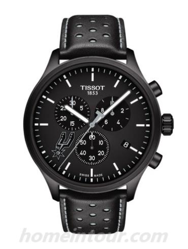 天梭T1166173605104男表Special Collections系列-镀银; 黑色表带/表径45mm