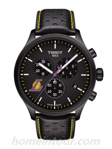 天梭T1166173605103男表Special Collections系列-紫色; 黑色表带/表径45mm