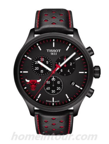 天梭T1166173605100男表Special Collections系列-红色; 黑色表带/表径45mm