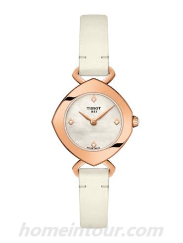 天梭T1131093611600女表T-Trend系列-白色表带/表径24.8mm