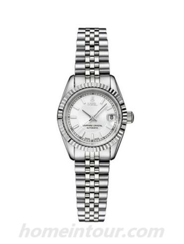 依波路LS5036N-4322女表豪爽系列-银色表带/表径&#8211;