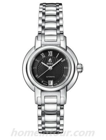 依波路LS1856-0532女表传奇系列-银色表带/表径26mm