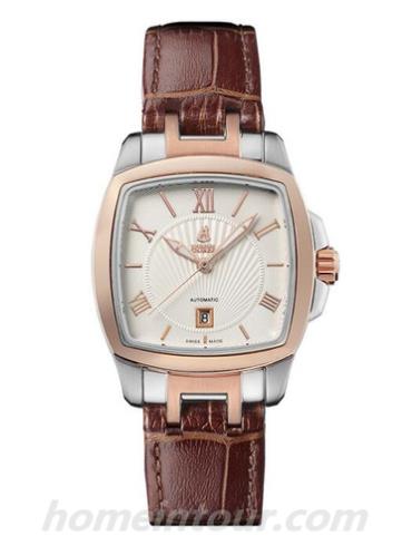 依波路LBR1856S-4539BR女表传奇系列-棕色表带/表径&#8211;