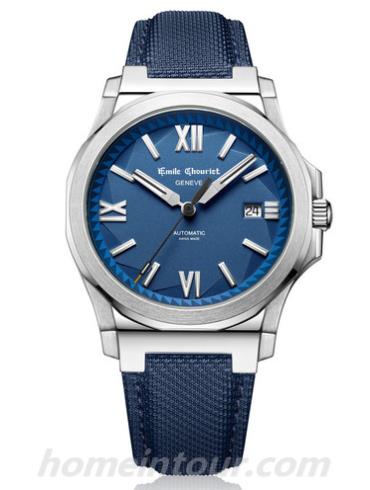 艾米龙08.1170.G.6.6.98.2男表挑战者系列-蓝色表带/表径40mm