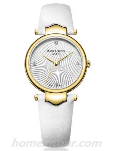 艾米龙61.2181.L.6.2.27.2jinse女表净雅系列-白色表带/表径29mm