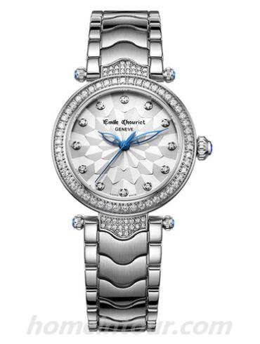 艾米龙06.2188.L.6.D.27.6女表净雅系列-银色表带/表径29mm