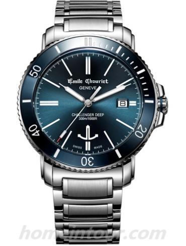 艾米龙08.1169.G.6.AW.98.6女表挑战者系列-银色表带/表径29.2mm