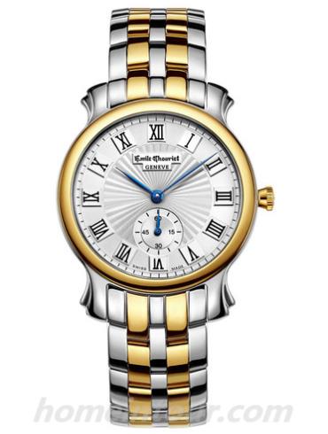 艾米龙60.1156.G.6.0.25.0男表时光之翼系列-间金色表带/表径35.5mm