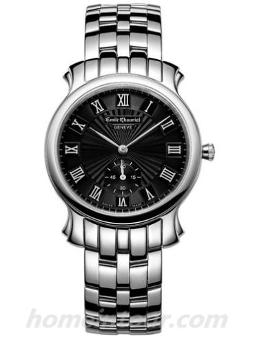 艾米龙60.1156.G.6.6.55.6男表时光之翼系列-银色表带/表径35.5mm