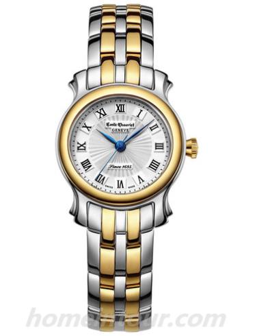 艾米龙61.1156.L.6.0.25.0女表时光之翼系列-间金色表带/表径24mm