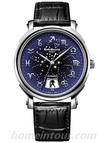 艾米龙12.1178.G.6.8.03.2男表银河系列-黑色表带/表径40mm