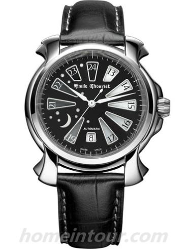 艾米龙07.2010.G.6.6.53.2男表银河系列-黑色表带/表径40.5mm