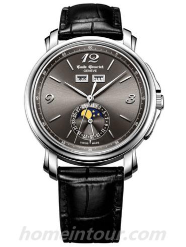 艾米龙17.1168.G42.6.8.68.2男表莱蒙系列-黑色表带/表径42mm