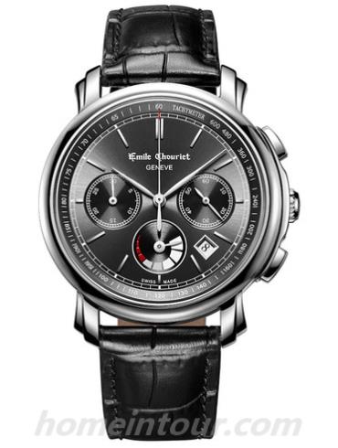 艾米龙16.1168.G42.6.8.68.2男表莱蒙系列-黑色表带/表径42mm